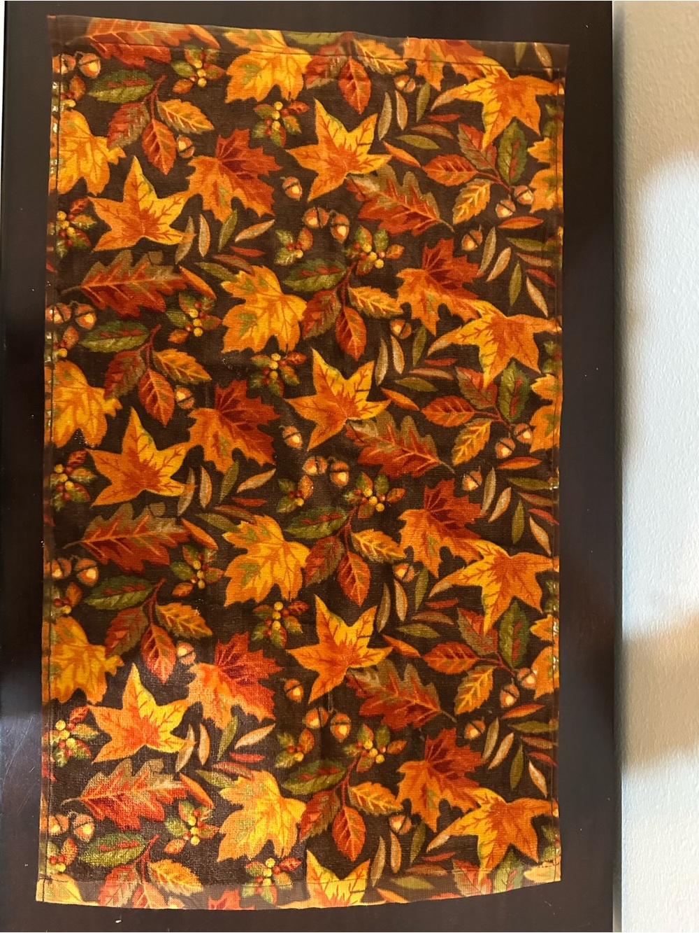 Autumn Leaf Tapestry - Orange, Brown & Green